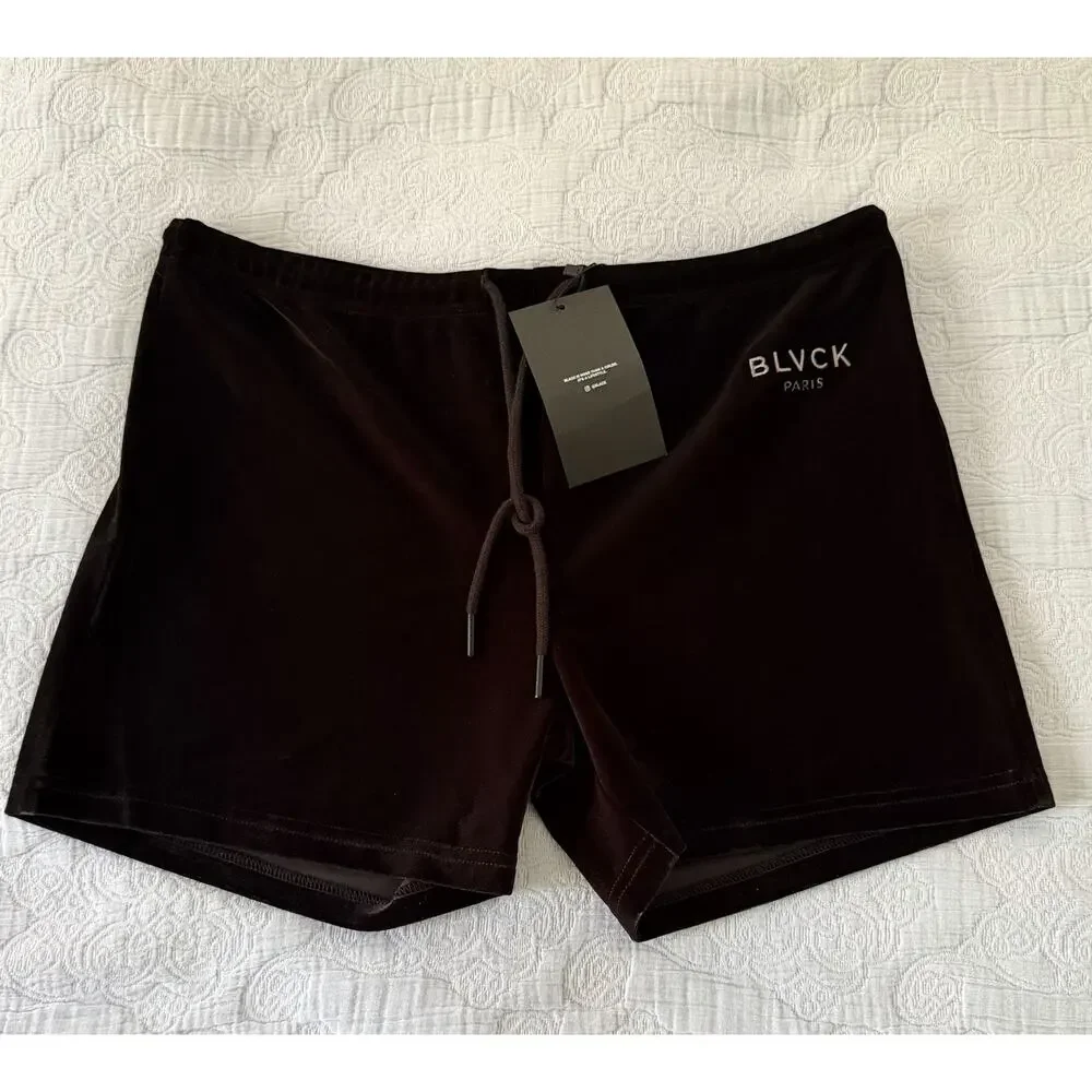 Blvck Paris Black Velvet Hot Short Size Medium NWT
